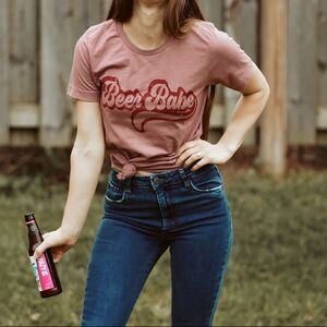 Beer Babe T-Shirt by Lemon Lorraines